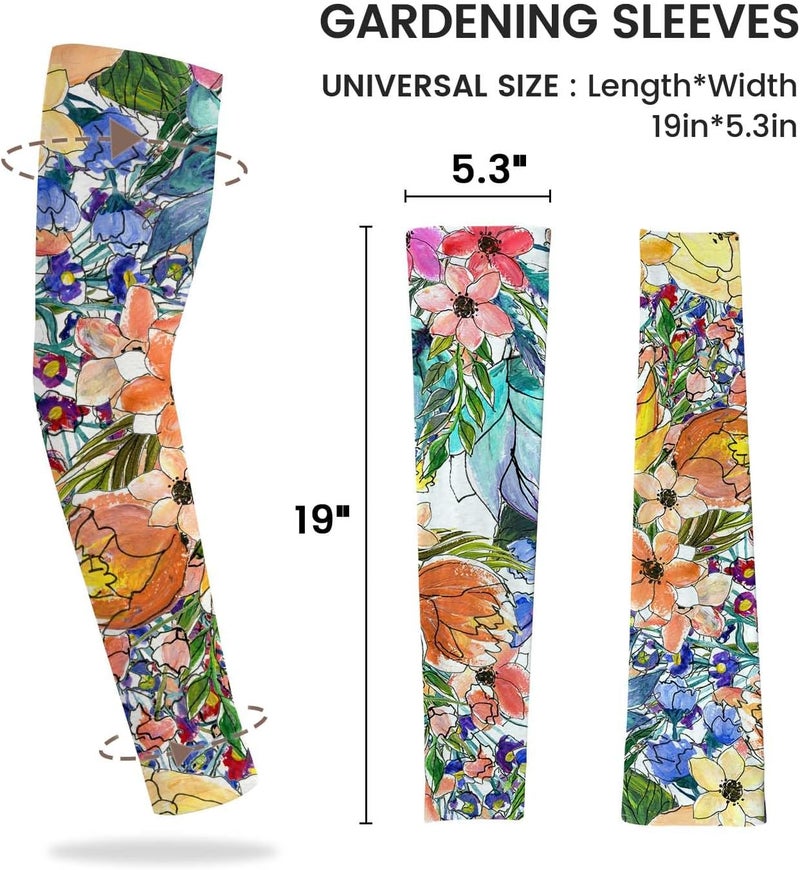YPHCDO Store Gardening Sleeves for Women Farm Sun Protection Thorn Proof Cooling Arm Sleeves to Cover Arms for Garden Sports - Image 5